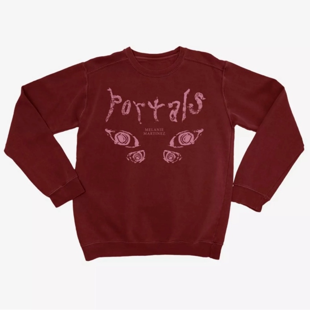 Melanie Martinez Women's Medium Oversized Crewneck Portals Graphic Sweatshirt